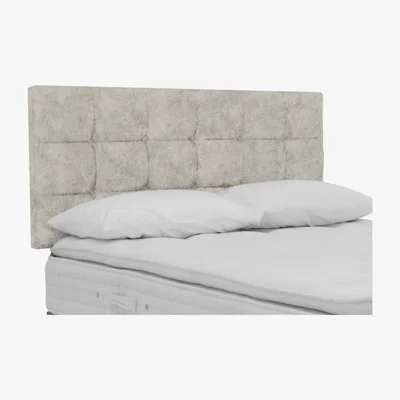 Furniture Village Hypnos - Mia Strutted Headboard - King Size - Daytona Stone