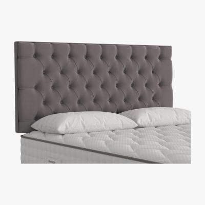 Furniture Village Flora Strutted Headboard - King Size - Grey