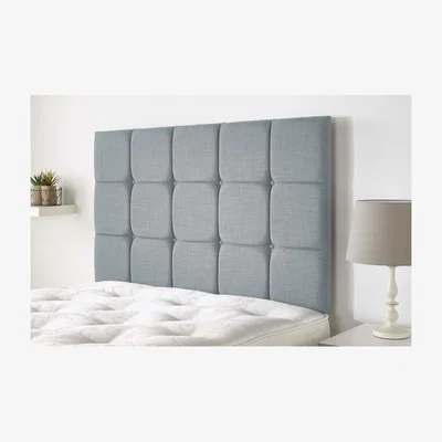 Furniture123 Peak headboard in Northern Weave fabric - Sky - King 5ft