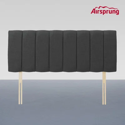 Furniture123 Airsprung Corston King Size Linoso Headboard - Charcoal