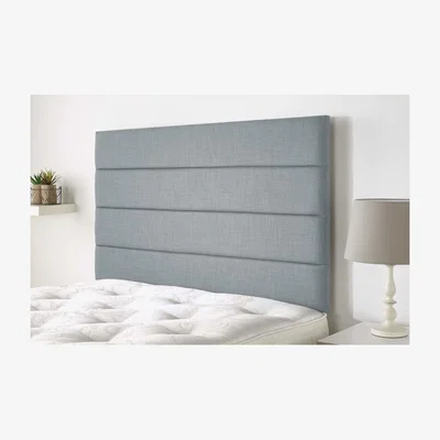 Furniture123 Langmere headboard in Northern Weave fabric - Sky - King 5ft