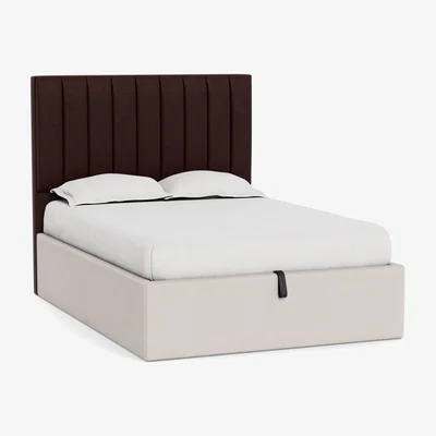 Heal's Heal's Retta Headboard King Smart Luxe Velvet Acorn