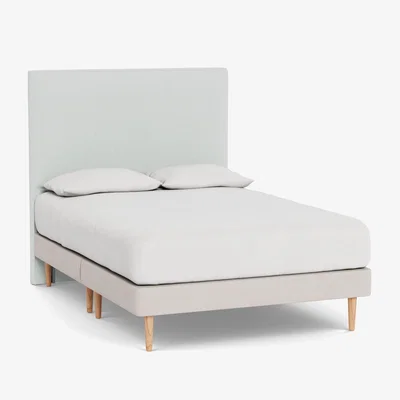 Heal's Heal's Newman Headboard (Lift Storage) King Broad Weave Tin - Heal's UK Furniture