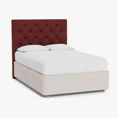 Heal's Heal's Balmoral Headboard King Capelo Linen-Cotton Etruscan Red