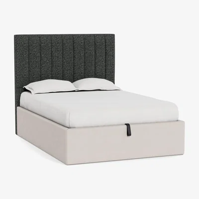 Heal's Heal's Retta Headboard King Broadweave Putty - Heal's UK Furniture