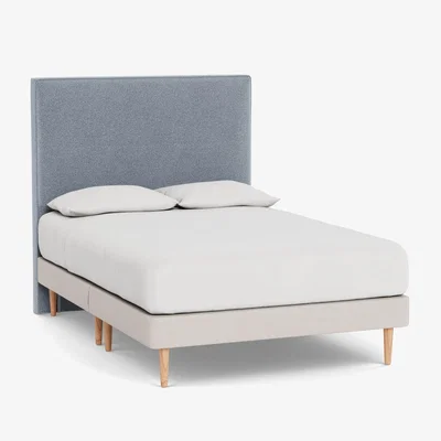 Heal's Heal's Newman Headboard (Lift Storage) King Boucle Steel - Heal's UK Furniture