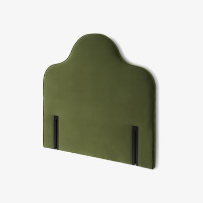 Made.com Letty King Size Headboard, Fir Green Velvet