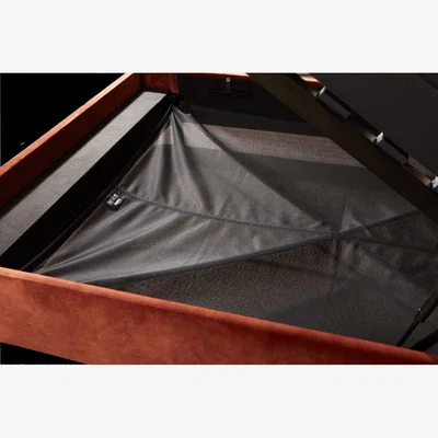 Downtown Tempur Arc Storage Ottoman Bed Base - King - 150cm x 200cm - Dark Green - Form Headboard