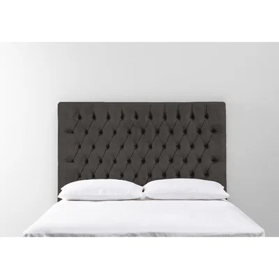 Perch and Parrow Gloria 6' Super-King Size Headboard in Mocha