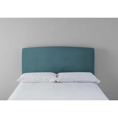 Perch and Parrow Ted 5' King Headboard in Steel Blue