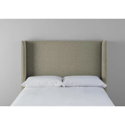 Perch and Parrow Suzie 5' King Headboard in Winter Rye