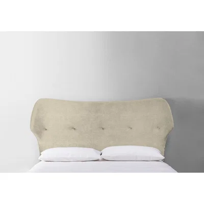 Perch and Parrow Jean 6' Super King Size Headboard in Winter Rye