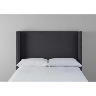 Perch and Parrow Suzie 5' King Headboard in Violet Leaf