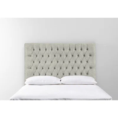 Perch and Parrow Gloria 5' King Size Headboard in Pearl River
