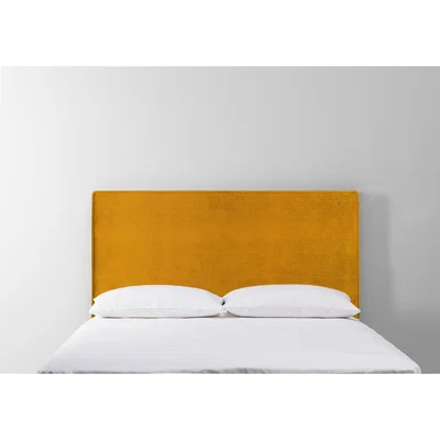 Perch and Parrow Calvin 5' King Size Headboard in Medallion Gold