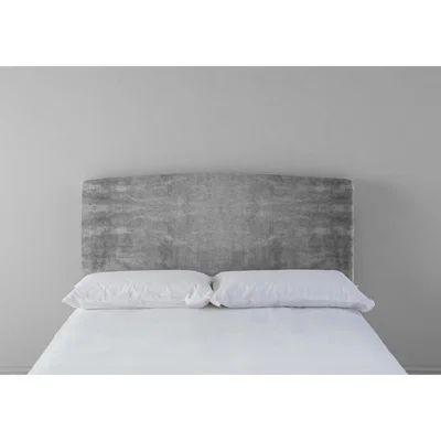 Perch and Parrow Ted 5' King Headboard in Cloudy Grey