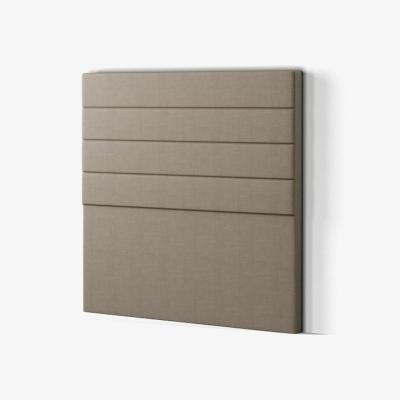 The Range George Headboard Floor Standing Malham Weave - Mink / King