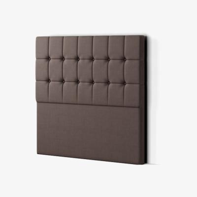 The Range Venezia Headboard Floor Standing  Matching Buttons Malham Weave - Slate / King
