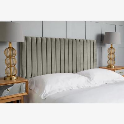The Range Oxford 54 inch Floorstanding Headboard Plush Velvet - Grey / King