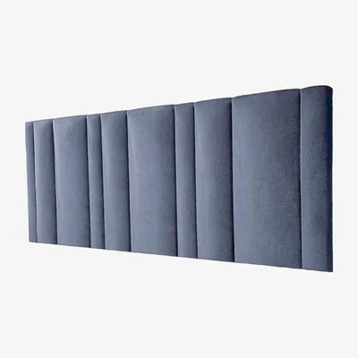 The Range Lina Line Panel Headboard  - Steel grey  / King