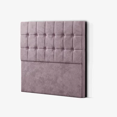 The Range Venezia Headboard Floor Standing  Matching Buttons Plush - Blush / King