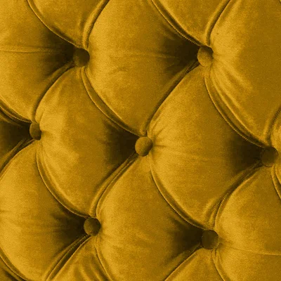 The Range Elba Plush 26 inch Strutted Headboard - Mustard / King