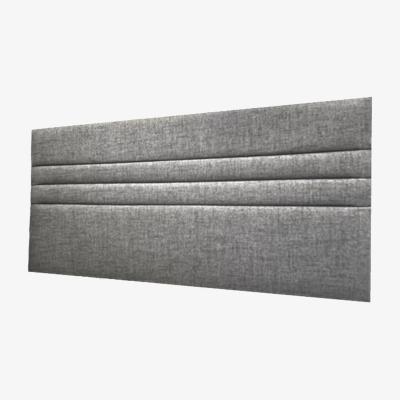 The Range Lanes Linen Line Headboard - Silver  / King
