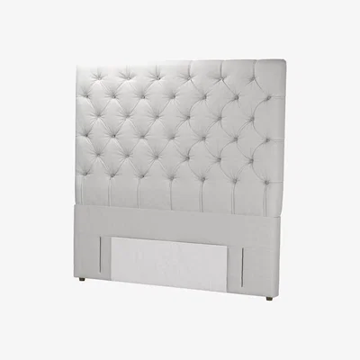 Sofa.com Standalone Rosalie 150cm King Headboard in Alabaster Brushed Linen Cotton - sofa.com