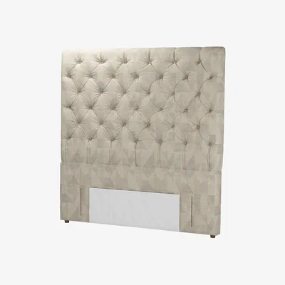 Sofa.com Standalone Rosalie 150cm King Headboard in Sandstorm Pyramid Textured Weave - sofa.com