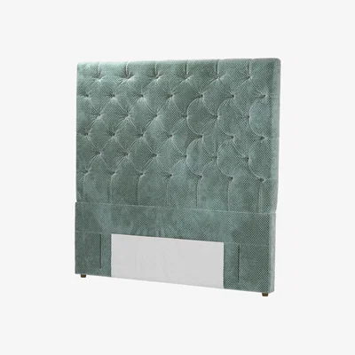 Sofa.com Standalone Rosalie 150cm King Headboard in Peppermint Bubble Velvet - sofa.com