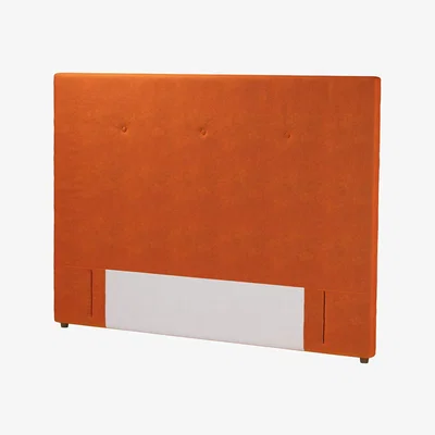 Sofa.com Standalone Avery 130cm Super King Headboard in Paprika Smart Velvet - sofa.com