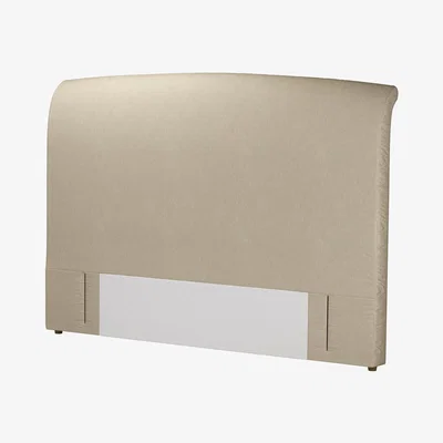 Sofa.com Standalone Thea Super King Headboard in White Sands Soft Chenille - sofa.com
