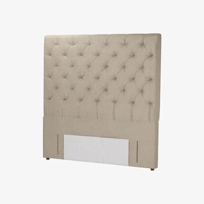 Sofa.com Standalone Rosalie 150cm King Headboard in Cashew Baylee Viscose Linen - sofa.com