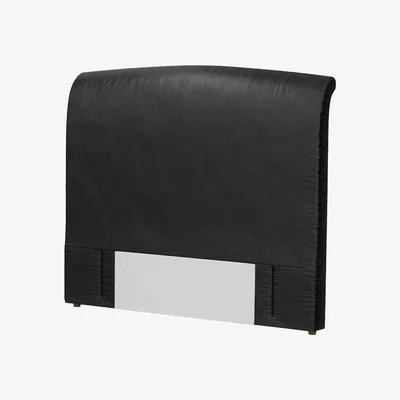 Sofa.com Standalone Thea King Headboard in Smoke Soft Leather - sofa.com