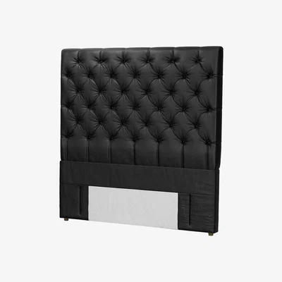 Sofa.com Standalone Rosalie 150cm King Headboard in Smoke Soft Leather - sofa.com