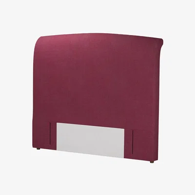 Sofa.com Standalone Thea King Headboard in Boysenberry Brushed Linen Cotton - sofa.com
