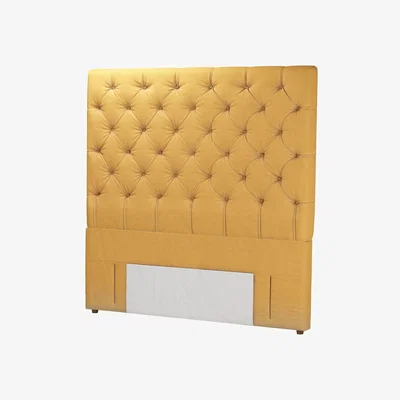 Sofa.com Standalone Rosalie 150cm King Headboard in Ochre Easy Cotton - sofa.com