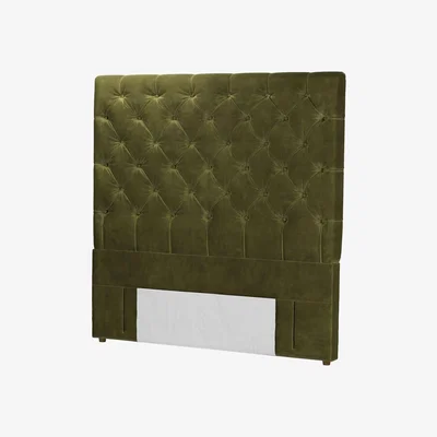 Sofa.com Standalone Rosalie 150cm King Headboard in Meadow Smart Velvet - sofa.com