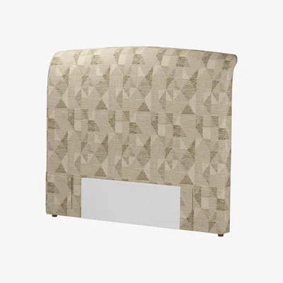 Sofa.com Standalone Thea King Headboard in Desert Pyramid Textured Weave - sofa.com