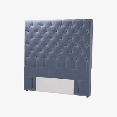 Sofa.com Standalone Rosalie 150cm King Headboard in Sapphire Smart Velvet - sofa.com