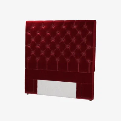 Sofa.com Standalone Rosalie 150cm King Headboard in Claret Cotton Matt Velvet - sofa.com