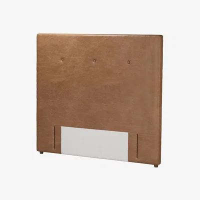 Sofa.com Standalone Avery 130cm King Headboard in Tan Vintage Leather - sofa.com