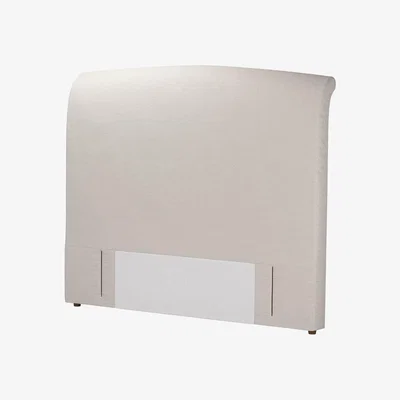 Sofa.com Standalone Thea King Headboard in Taupe Brushed Linen Cotton - sofa.com