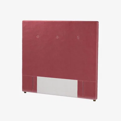 Sofa.com Standalone Avery 130cm King Headboard in Dusty Rose Cotton Matt Velvet - sofa.com