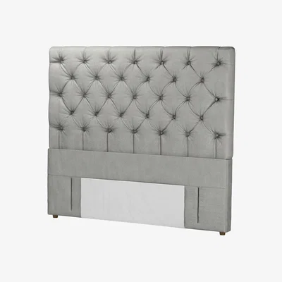 Sofa.com Standalone Rosalie 130cm King Headboard in Mushroom Heathland Weave - sofa.com