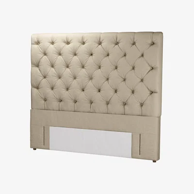 Sofa.com Standalone Rosalie 150cm Super King Headboard in White Sands Soft Chenille - sofa.com