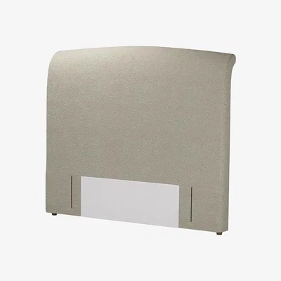 Sofa.com Standalone Thea King Headboard in Salted Caramel Plush Tweed Boucle - sofa.com