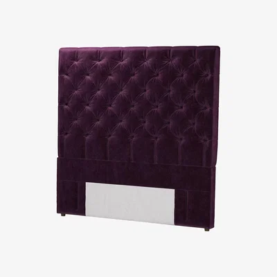 Sofa.com Standalone Rosalie 150cm King Headboard in Plum Smart Velvet - sofa.com