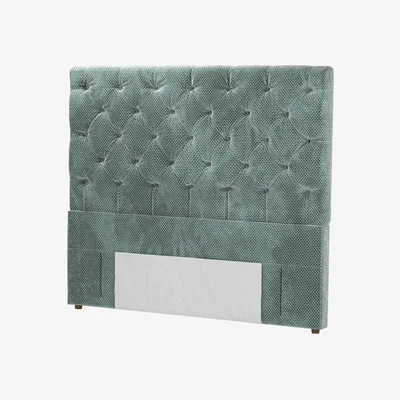 Sofa.com Standalone Rosalie 130cm King Headboard in Peppermint Bubble Velvet - sofa.com