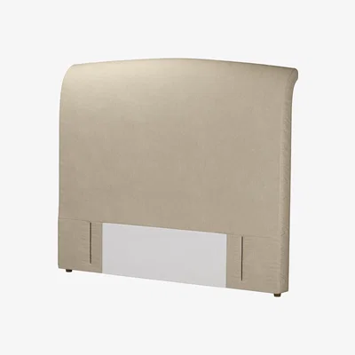 Sofa.com Standalone Thea King Headboard in White Sands Soft Chenille - sofa.com
